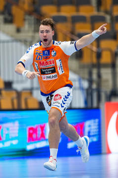 Kristianstads Ludvig Åström jublar
