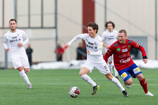 Helsingborgs Max Svensson och Gauthiods David Svensson