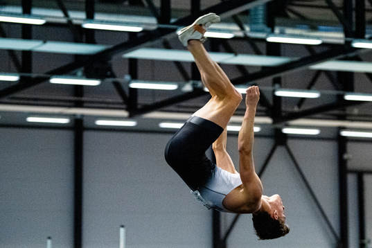 Sander Aae Skotheim celebrates competing men’s heptathlon
