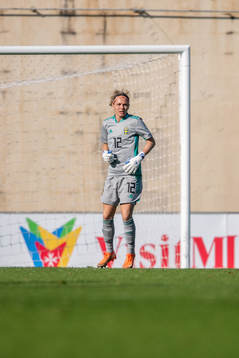 goalkeeper Jennifer Falk of Sweden