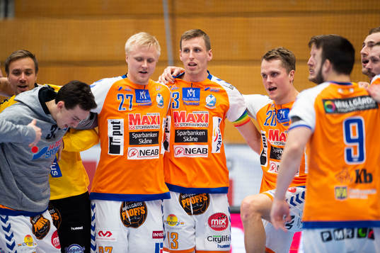 Kristianstads Johan Nilsson, Olafur Gudmundsson och Emil