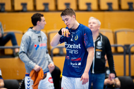 Redbergslids Oskar Joelsson deppar