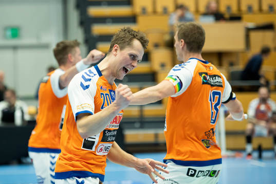 Kristianstads Emil Frend Öfors jublar