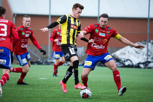 Häckens Tobias Heintz och Gauthiods Wiktor Wersén