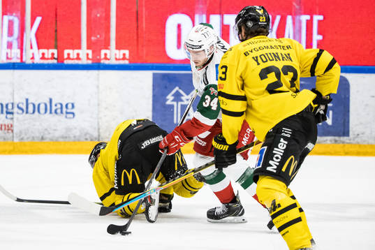 Moras Oscar Eklind och Moras Johan Persson