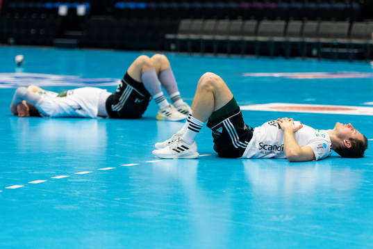 Helsingborgs Sebastian Hansson och Johan Lundgren deppar