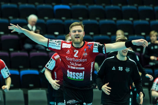 IFK Ystads Oscar Hansson jublar