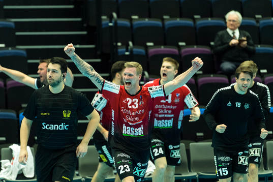 IFK Ystads Jesper Gustavsson jublar