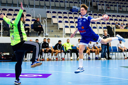 Besiktas målvakt Taner Günay och Alingsås Jonathan