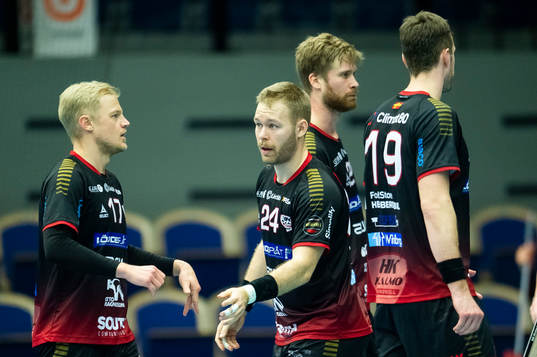 HK Malmös Hampus Nygren jublar