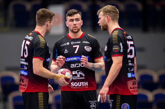 HK Malmös Fredrik Lindahl, Tim Hilding och Anton