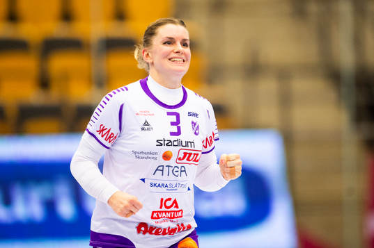 Skaras Sofia Berndtsson jublar