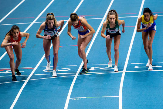 Marta Garcia of Spain, Alice Finot of France, Maureen