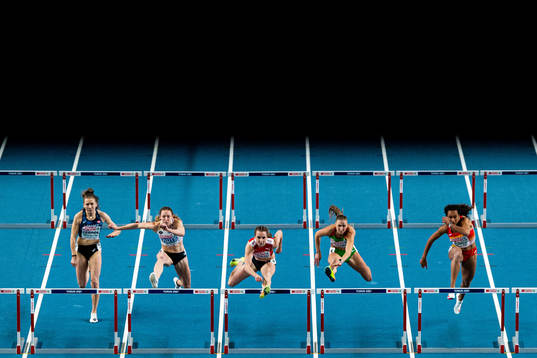 Celia Perron of France, Noor Vidts of Belgium, Annik Kälin
