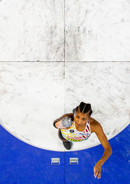 Nafissatou Thiam of Belgium