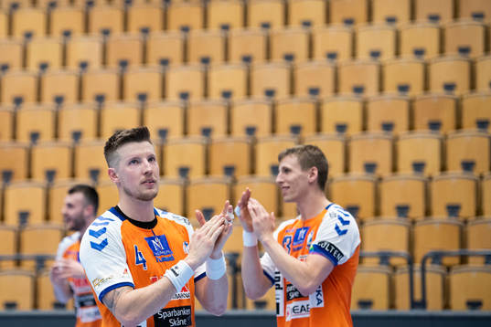 Kristianstads Adam Nyfjäll jublar