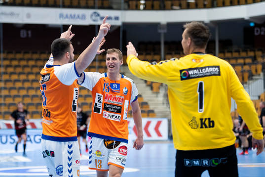 Kristianstads Gregor Ocvirk, Olafur Gudmundsson och