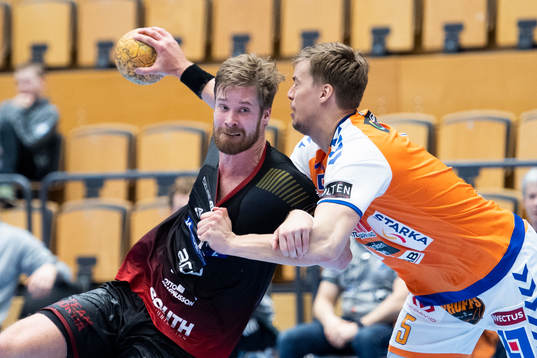 HK Malmös Viktor Östlund och Hampus Henningsson