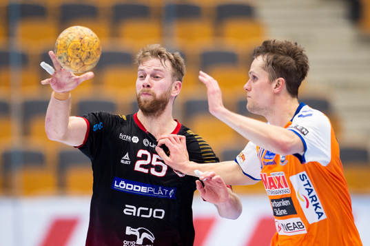 Kristianstads Emil Frend Öfors och HK Malmös Anton