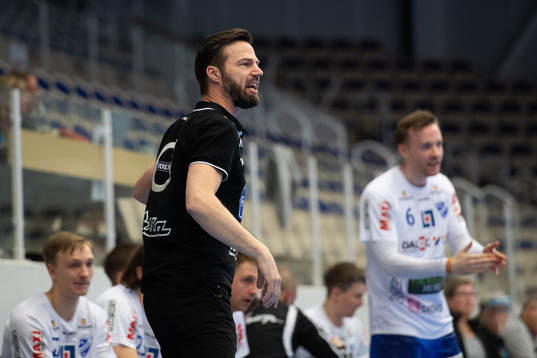 Skövdes tränare Henrik Signell