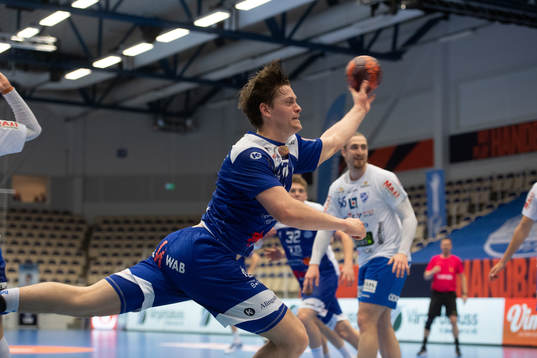 under handbollsmatchen i Handbollsligan mellan Alingsås