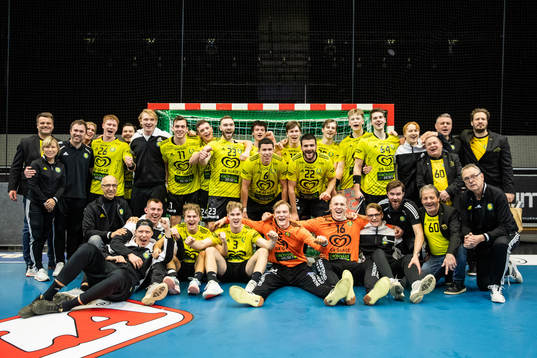 Sävehofs spelare jublar