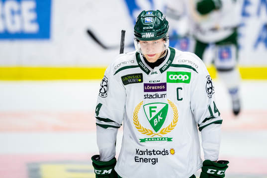 Färjestads Victor Ejdsell deppar