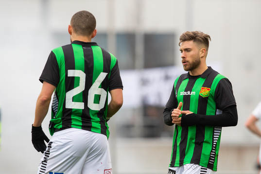 GAIS Nikola Ladan och Malkolm Moenza deppar