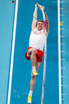 Piotr Lisek of Poland
