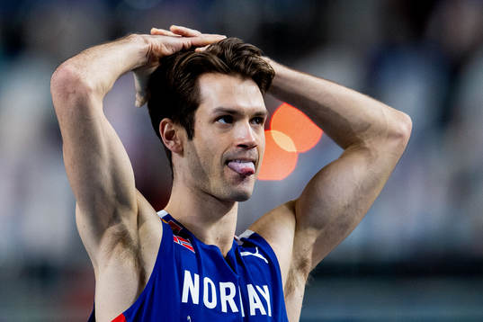 Vladimir Vukicevic of Norway looks dejected