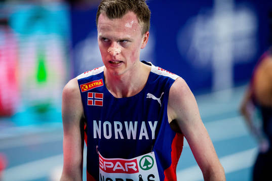 Narve Gilje Nordås of Norway  looks dejected