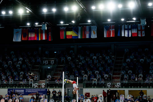 Piotr Lisek of Poland