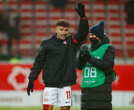 Jordan Larsson of Spartak Moscow