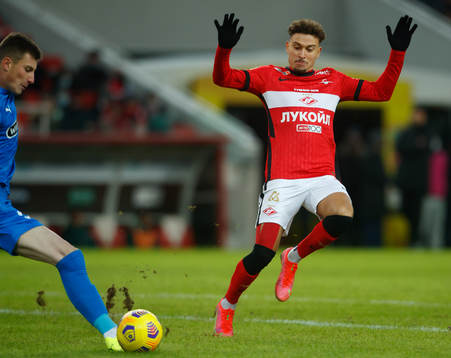 Jordan Larsson of Spartak Moscow