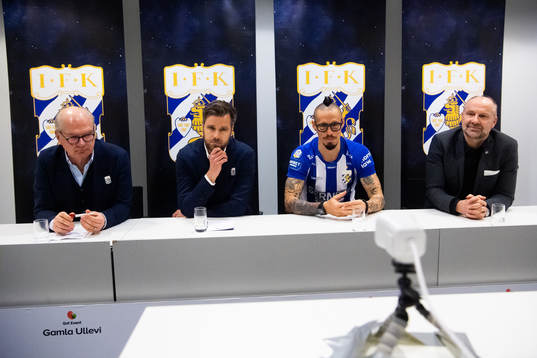 Styrelseordförande Mats Engström, Sportchef Pontus