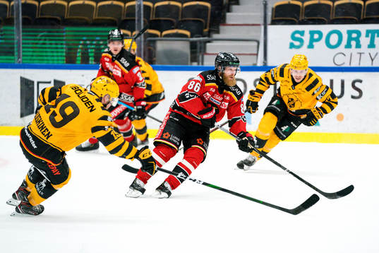 Luleås Linus Klasen och Skellefteås Pär Lindholm