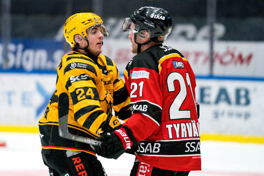 Skellefteås Andreas Wingerli och Luleås Juhani Tyrväinen