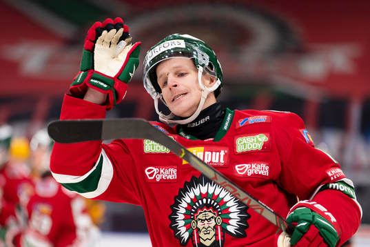 Frölundas Max Friberg deppar