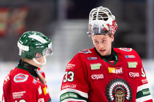 Frölundas målvakt Johan Mattsson