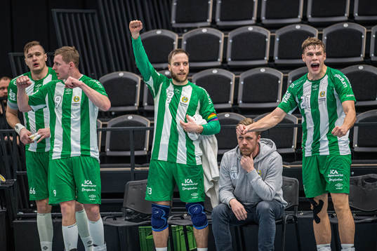 Hammarbys Nicklas Andreasson, Gunnar Pettersson och Anders