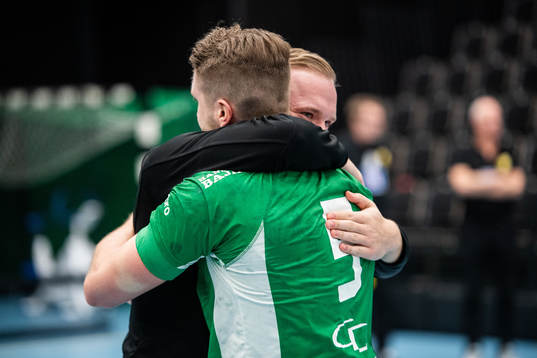 Hammarbys Andreas Halvarsson jublar