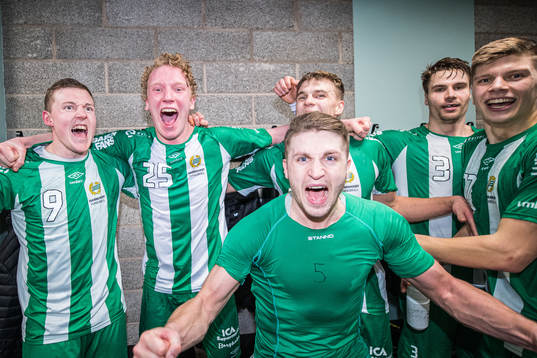 Hammarbys Nicklas Andreasson, Kevin Johansson Eggan ,