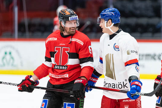 Örebros Stefan Warg och Oskarshamns Andrew O´Brien