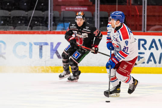Örebros Glenn Gustafsson och Oskarshamns Brian Cooper
