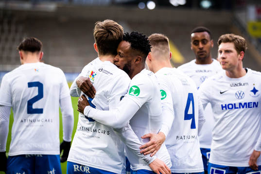 IFK Norrköpings Samuel Adegbenro och Isak Bergmann