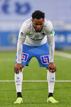 IFK Norrköpings Samuel Adegbenro deppar