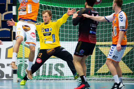 Kristianstads målvakt Gustaf Banke