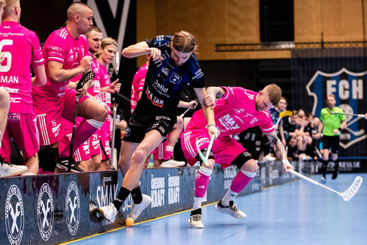 Helsingborgs Patrik Nordgren och Faluns Rasmus Enström