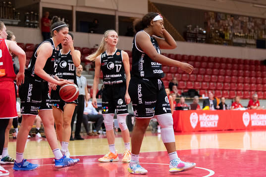 Norrköpings Camille Zimmerman, Anna Lundquist och Erika