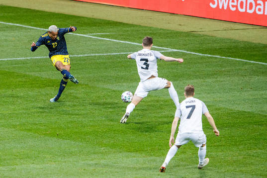 Robin Quaison of Sweden